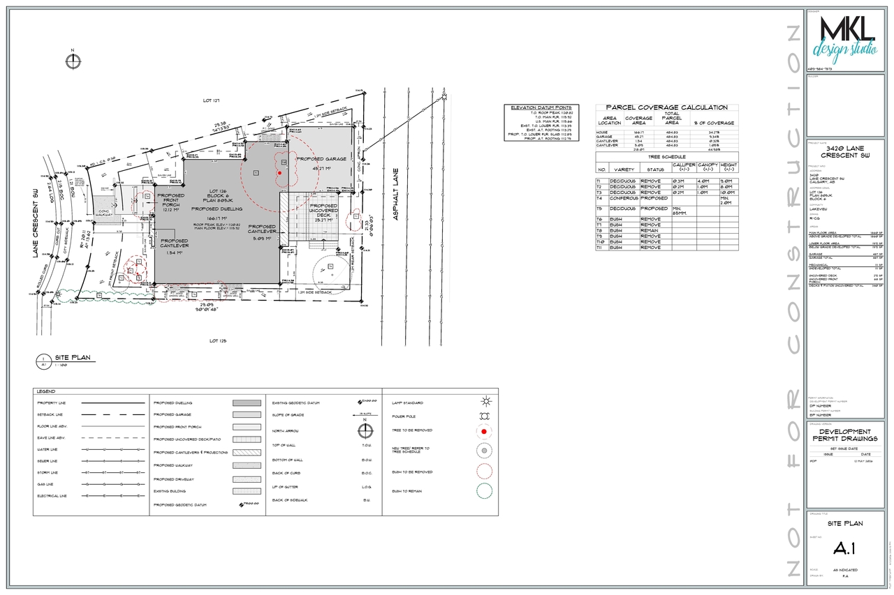 Construction site plan for project from page 4 of the file 'DP2026-02812 DMAP Plans (Submitted) 2026-05-13 (2MB)'