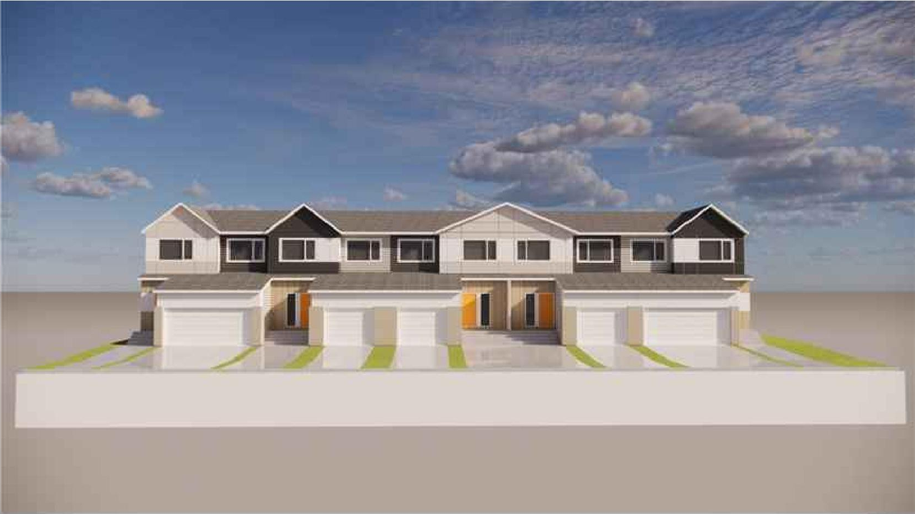 Rendering of building from page 1 of the file 'DP2026-02823 DMAP Plans (Submitted) 2026-05-13 (18MB)'