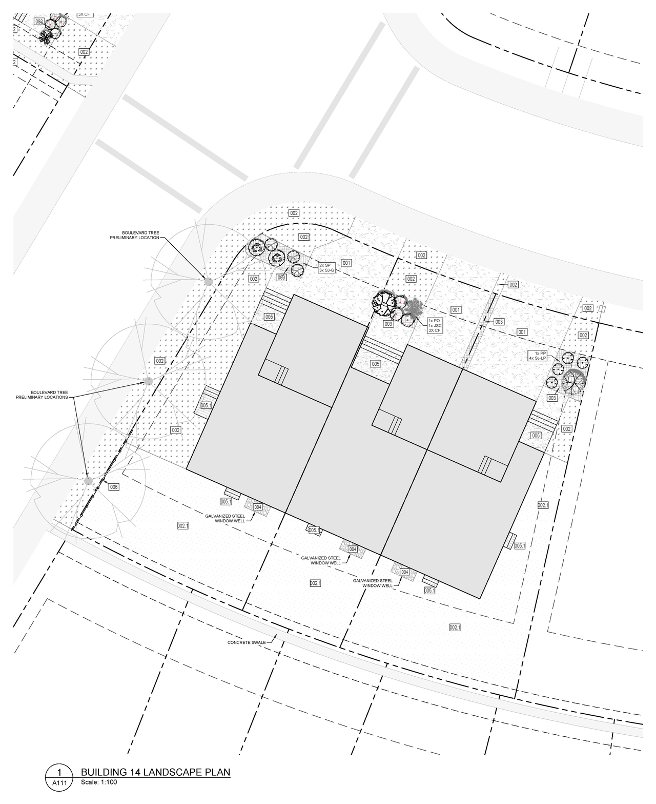 Construction site plan for project from page 10 of the file 'DP2026-02823 DMAP Plans (Submitted) 2026-05-13 (18MB)'