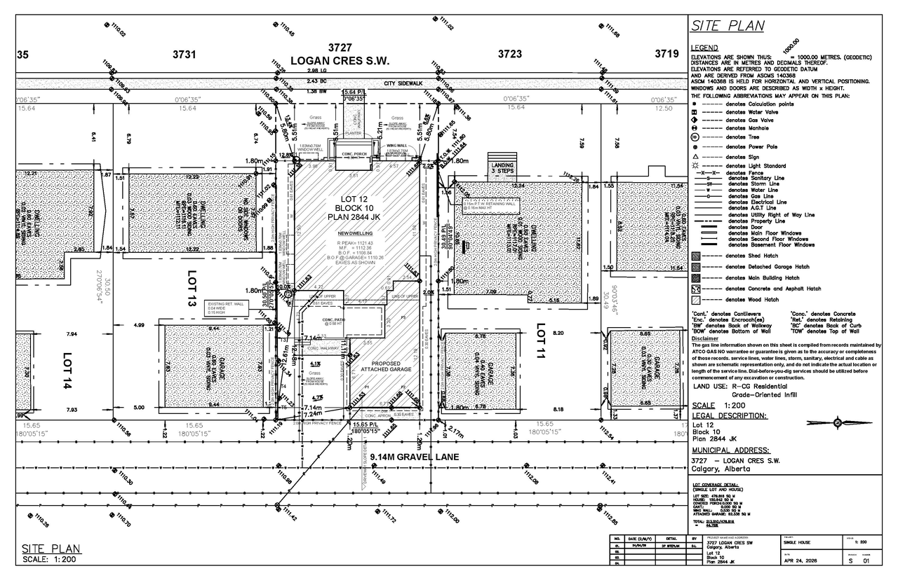Construction site plan for project from page 7 of the file 'DP2026-02832 DMAP Plans (Submitted) 2026-05-13 (3MB)'