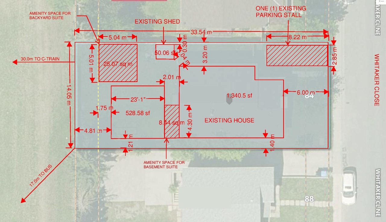 Construction site plan for project from page 1 of the file 'DP2026-02837 - DMAP Plans Decision Rendered (1MB) 2026-07-30'