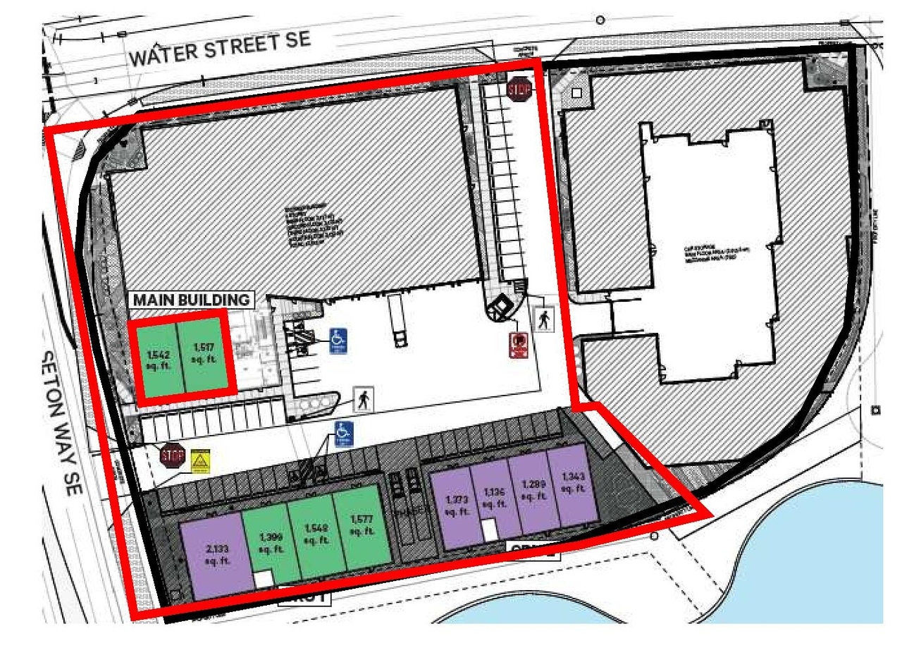 Construction site plan for project from page 1 of the file 'DP2026-02845 - DMAP Plans Submitted (1MB) 2026-05-14'