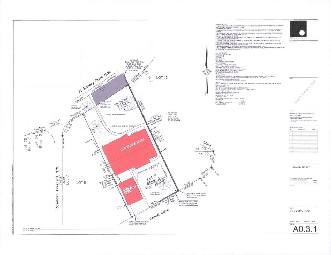 Construction site plan for project from page 7 of the file 'DP2026-02854 DMAP Plans Submitted (3MB) 2026-05-14'