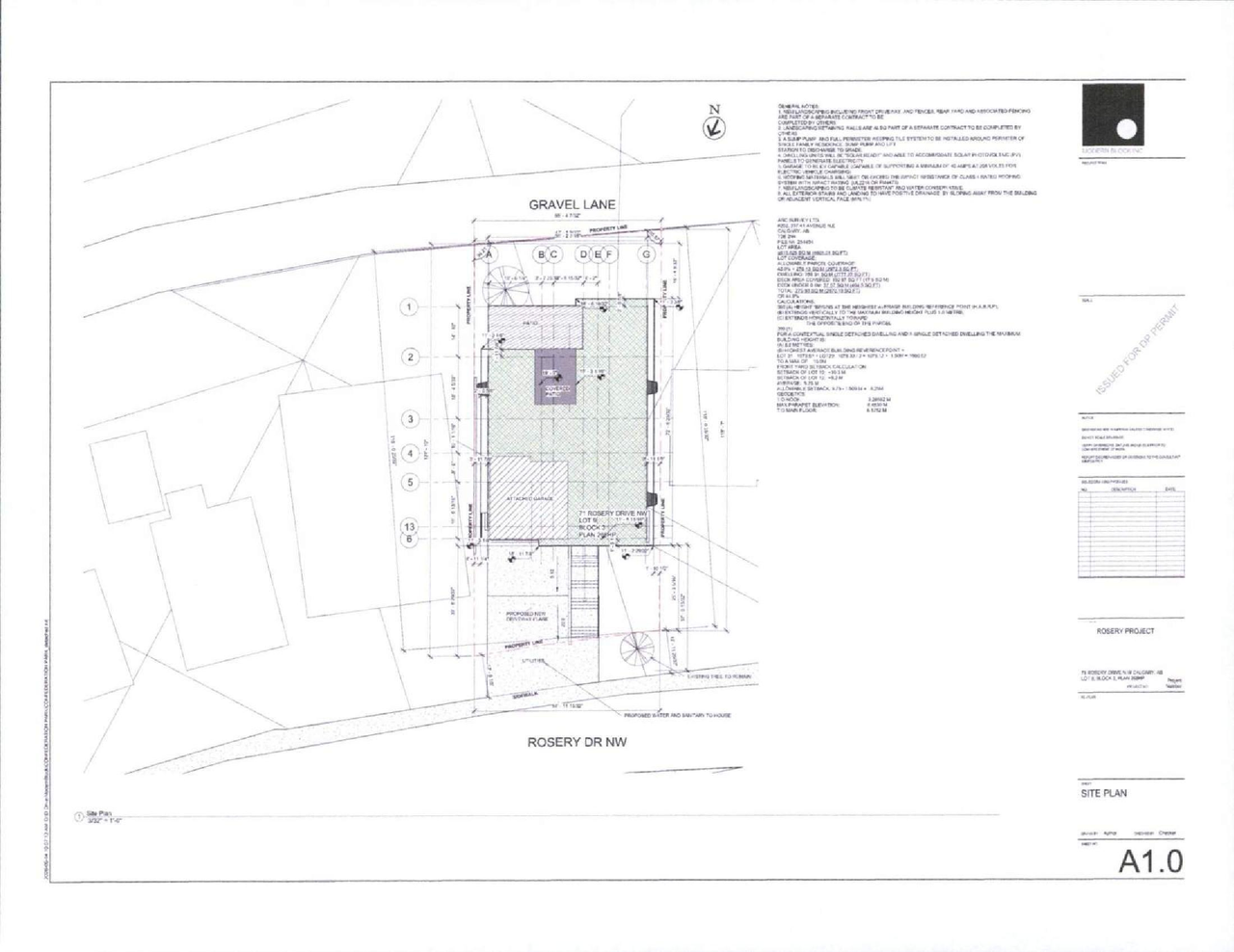 Construction site plan for project from page 8 of the file 'DP2026-02854 DMAP Plans Submitted (3MB) 2026-05-14'