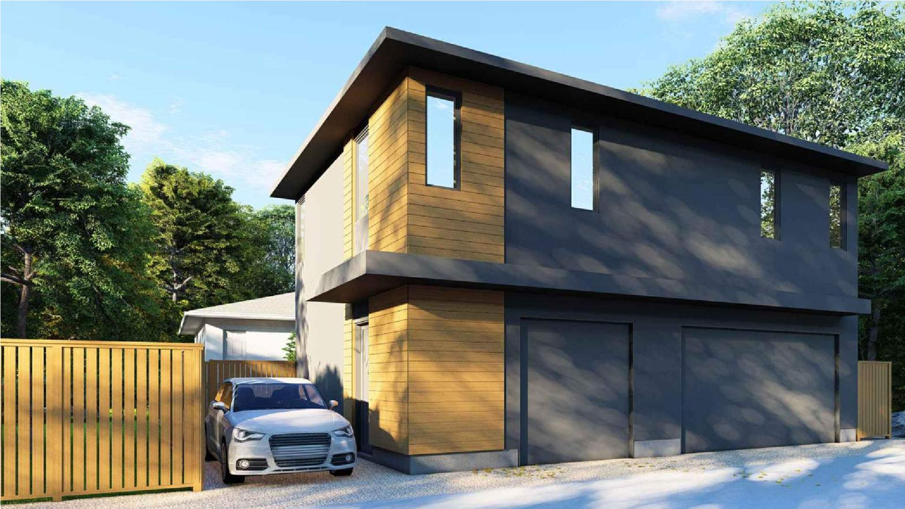 Rendering of building from page 1 of the file 'DP2026-02870 DMAP Plans (Submitted) 2026-05-15 (1MB)'