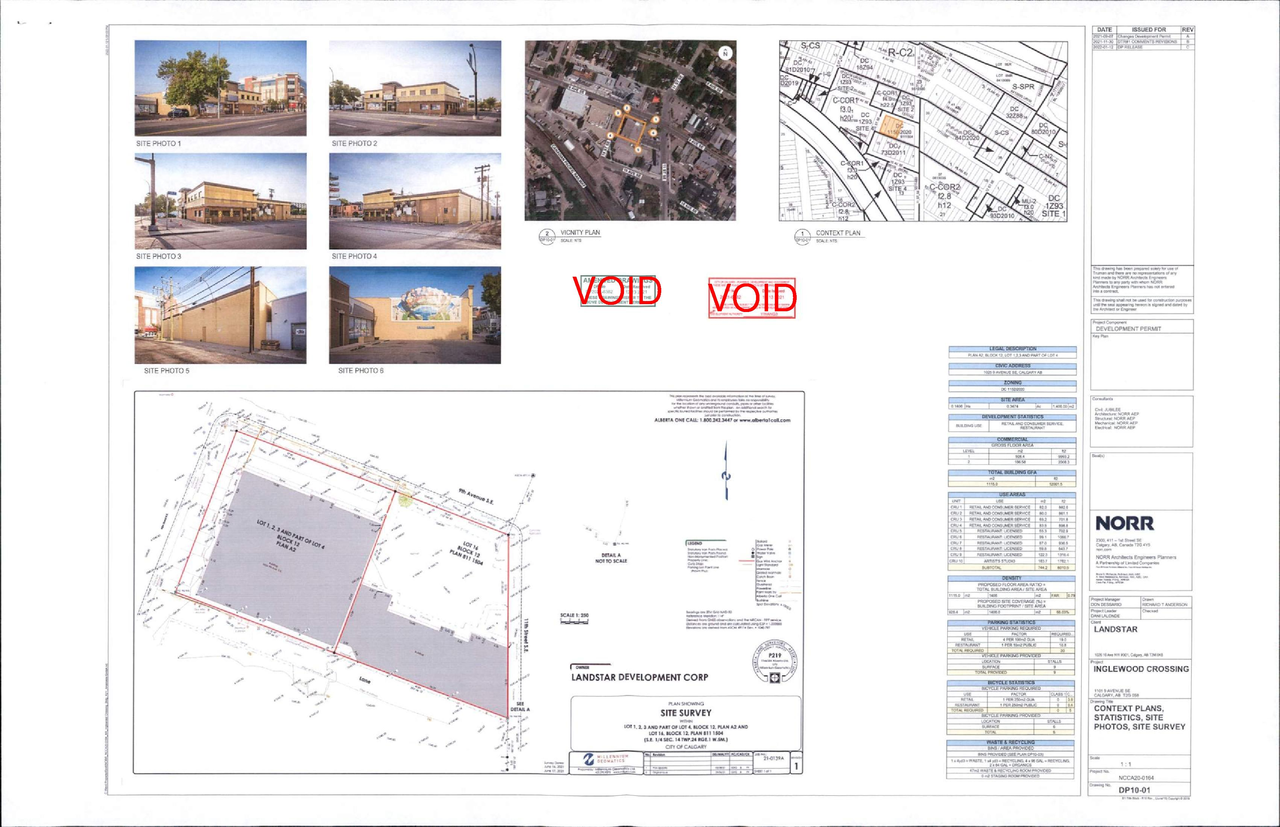 Construction site plan for project from page 4 of the file 'DP2026-02876 DMAP Plans Submitted (2MB) 2026-05-28'
