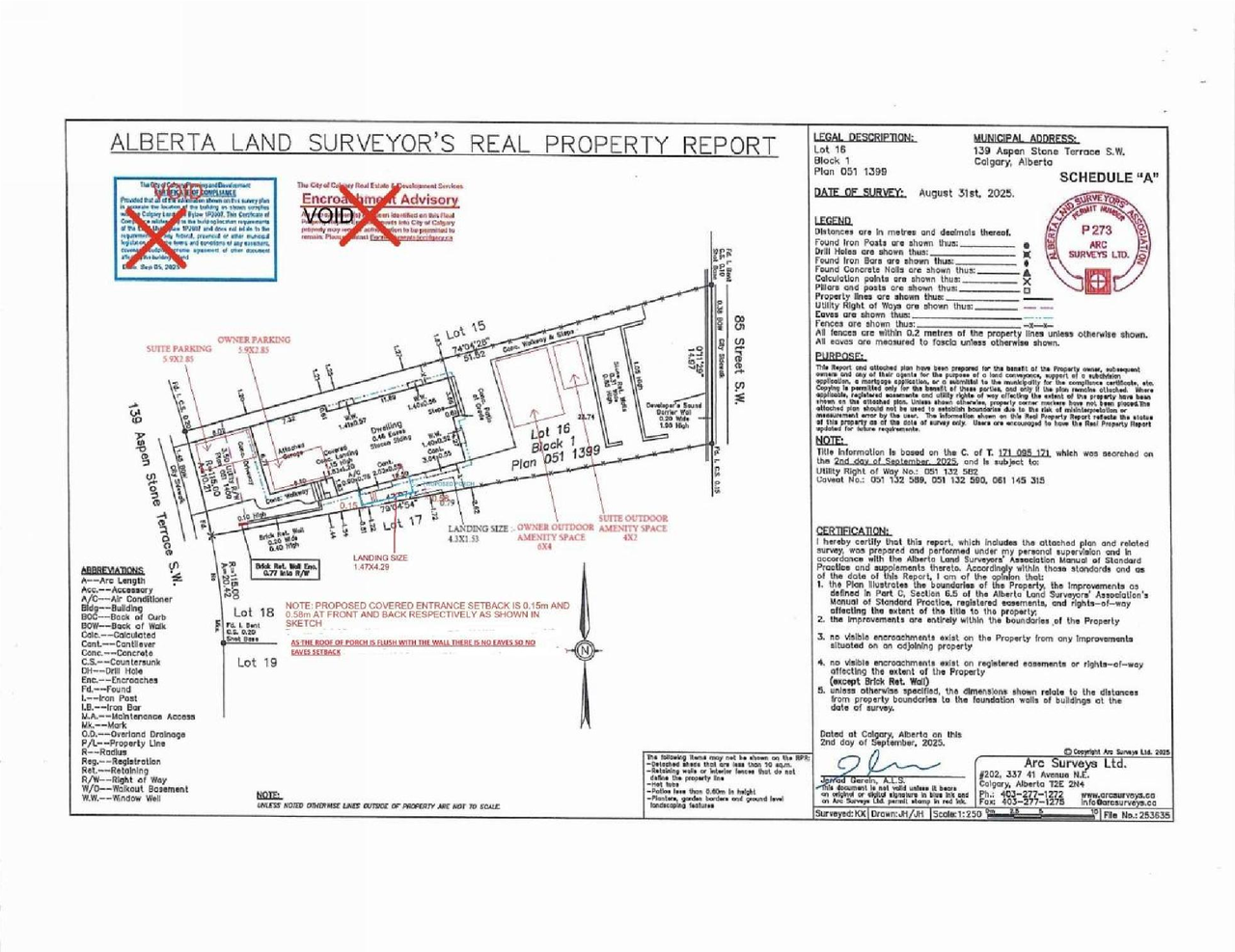 Construction site plan for project from page 1 of the file 'DP2026-02888 - DMAP DECISION RENDERED (1MB) 2026-08-18'