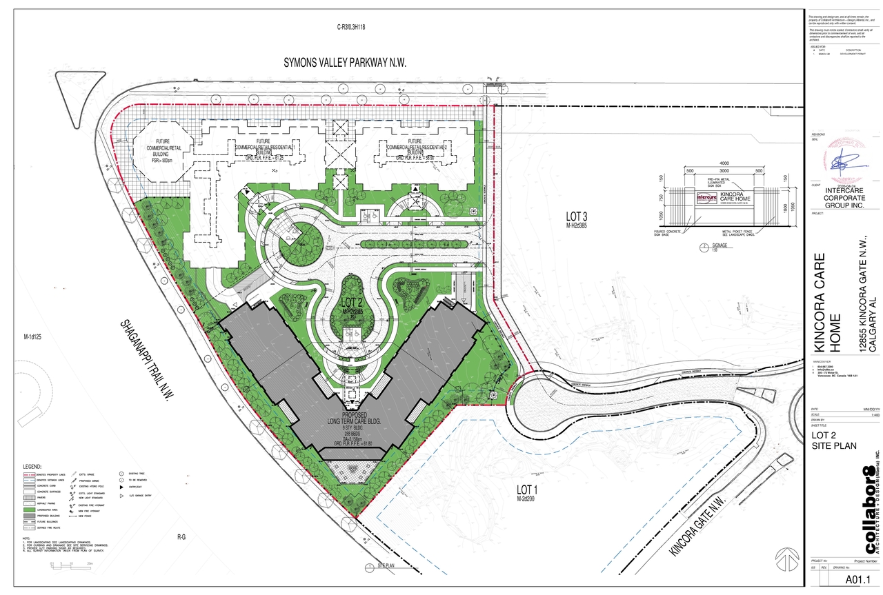 Construction site plan for project from page 3 of the file 'DP2026-02913 DMAP Plans (Submitted) 2026-05-19 (6MB)'
