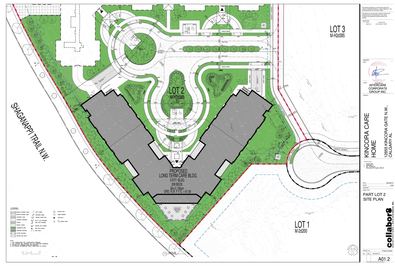 Construction site plan for project from page 4 of the file 'DP2026-02913 DMAP Plans (Submitted) 2026-05-19 (6MB)'