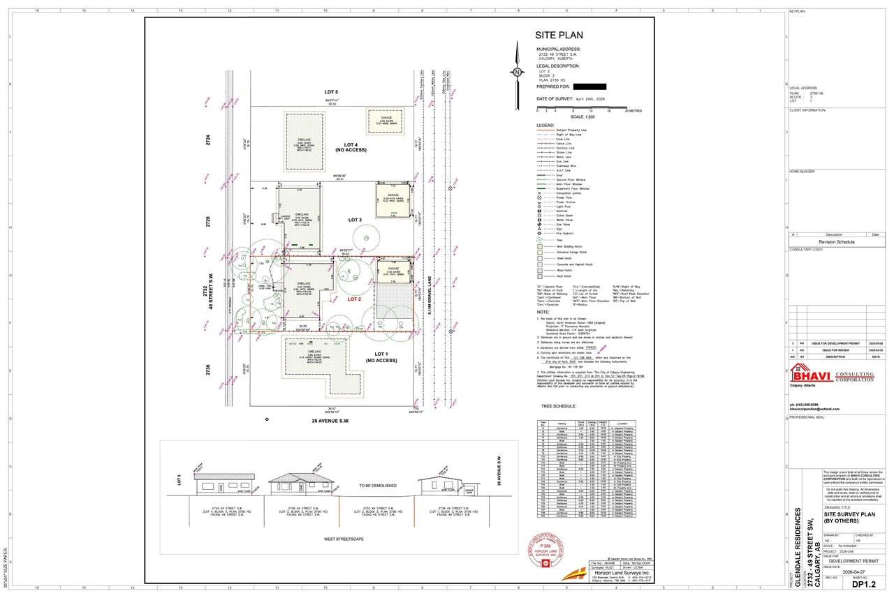 Construction site plan for project from page 3 of the file 'DP2026-02922 DMAP Plans (Submitted) 2026-05-20 (5MB)'