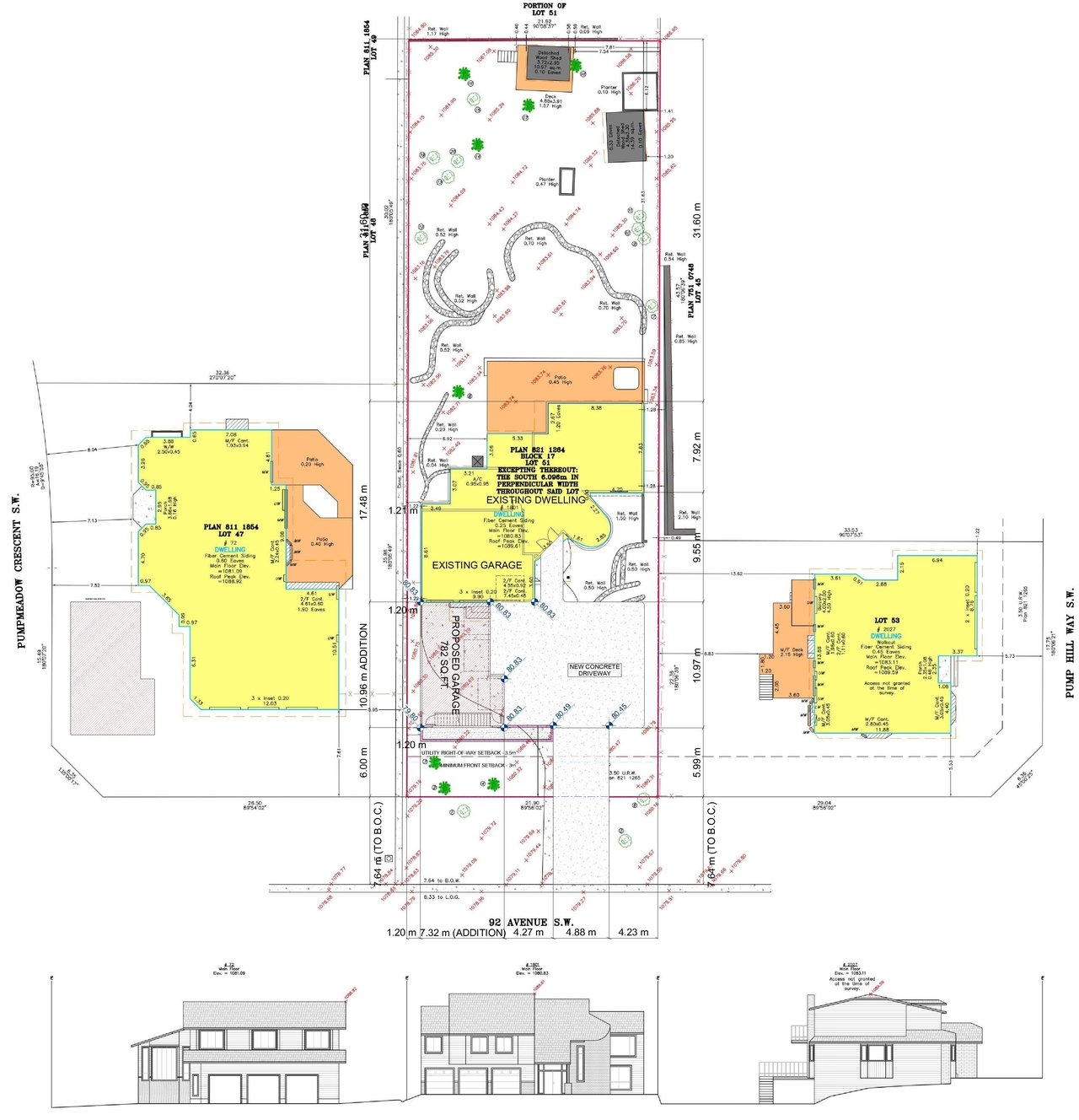 Construction site plan for project from page 1 of the file 'DP2026-02931 - DMAP DECISION RENDERED (1MB) 2026-07-22'