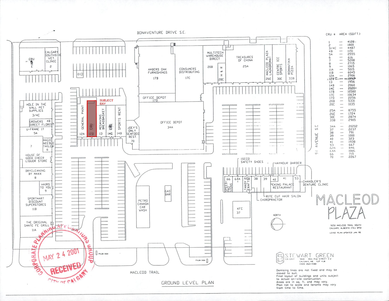 Construction site plan for project from page 1 of the file 'DP2026-02935 - DMAP Plans Submitted (1MB) 2026-07-23'