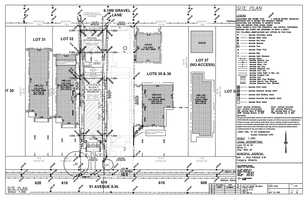 Construction site plan for project from page 6 of the file 'DP2026-02941 DMAP Plans (Submitted) 2026-05-20 (2MB)'