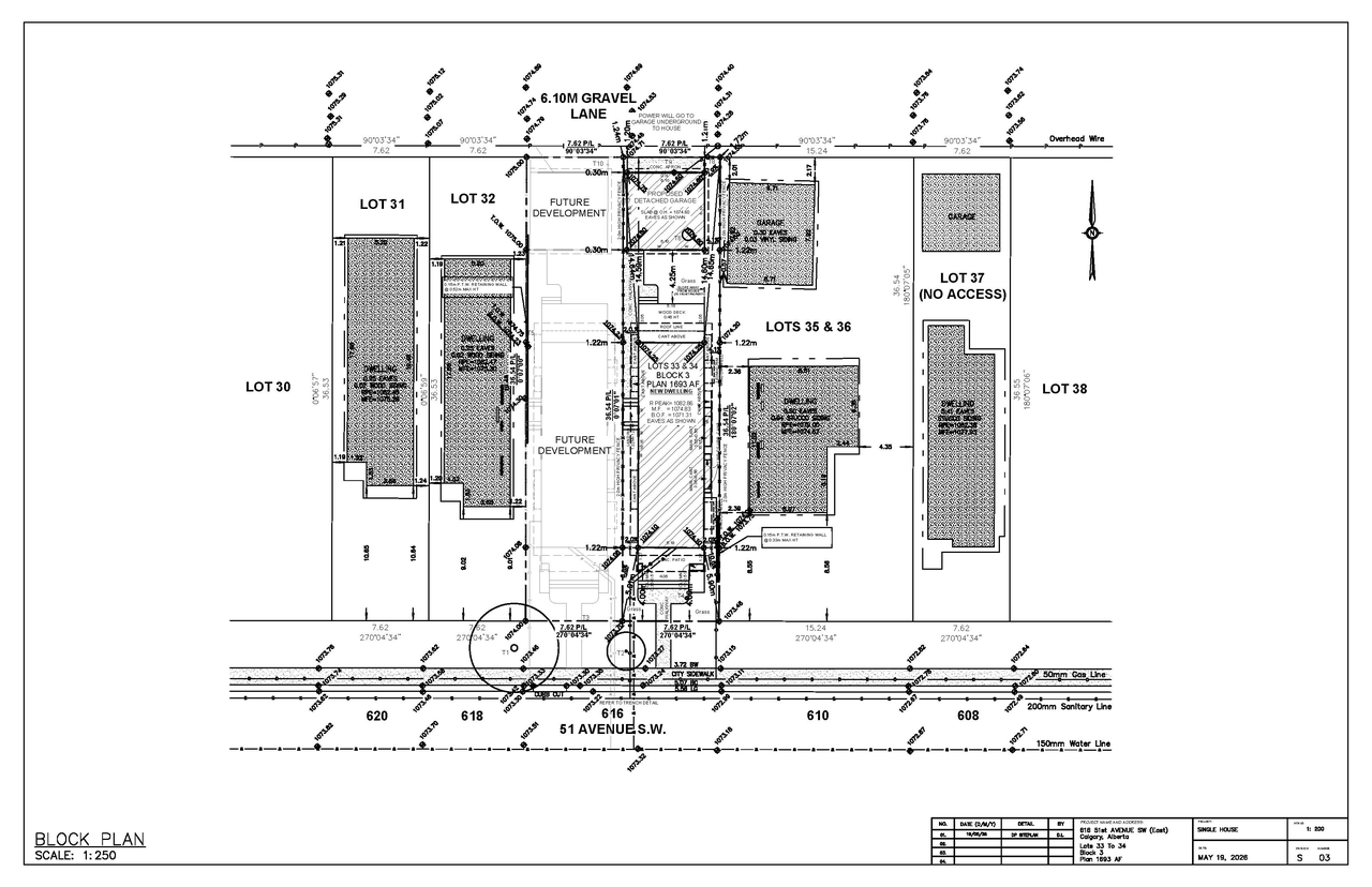 Construction site plan for project from page 8 of the file 'DP2026-02942 DMAP Plans (Submitted)2026-05-20 (2MB)'