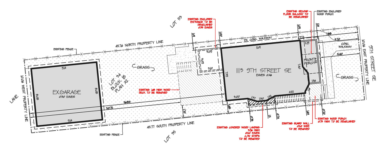 Construction site plan for project from page 1 of the file 'DP2026-02977 DMAP Plans Submitted (1MB) 2026-05-21'