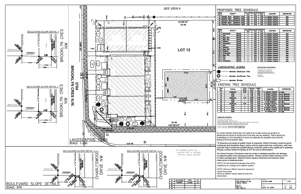 Construction site plan for project from page 10 of the file 'DP2026-03009 DMAP Plans (Submitted) 2026-05-29 (4MB)'