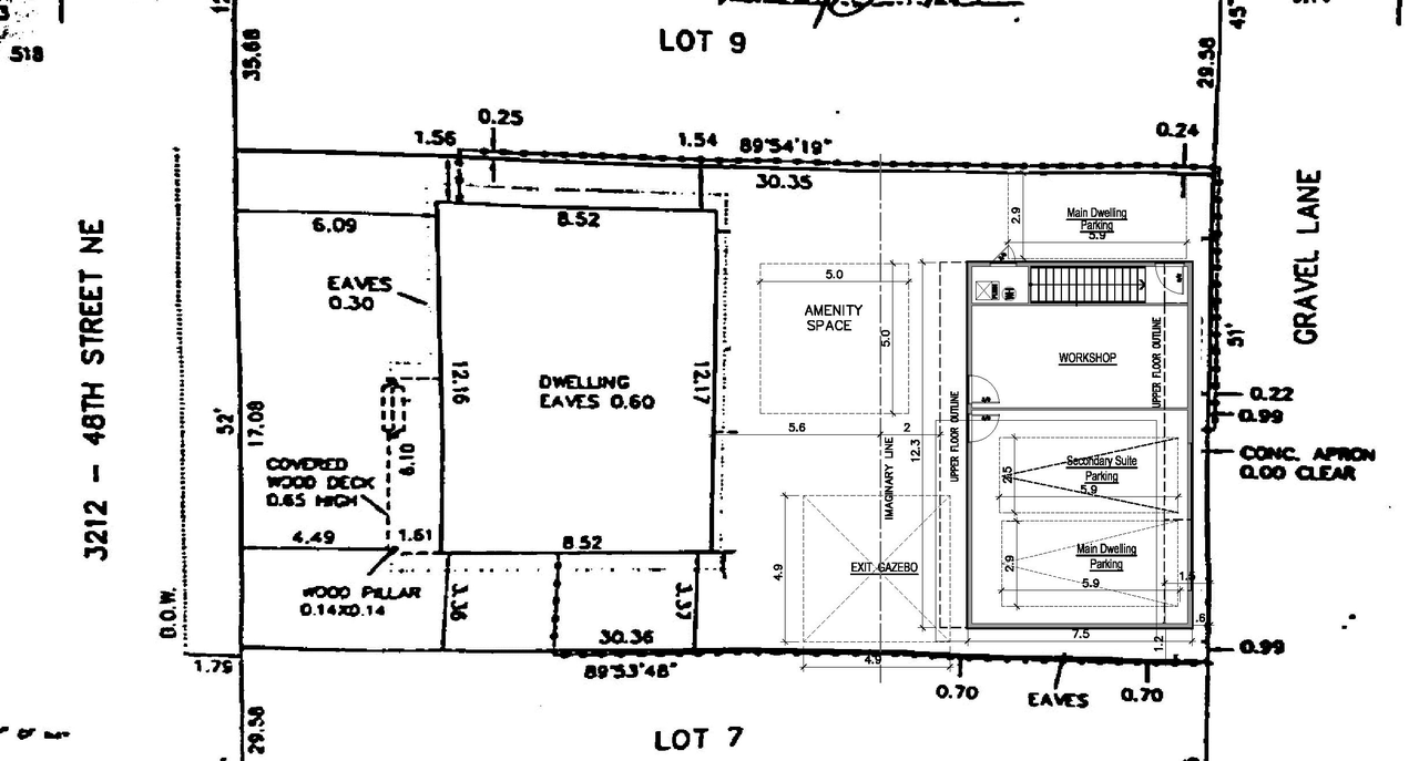Construction site plan for project from page 1 of the file 'DP2026-03039 DMAP Plans (Submitted) 2026-06-25 (1MB)'