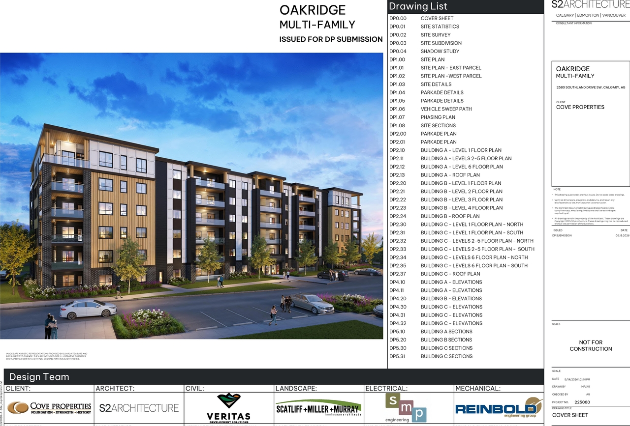 Rendering of building from page 1 of the file 'DMAP Plans (Submitted) DP2026-03079 (10MB) 2026-05-27'