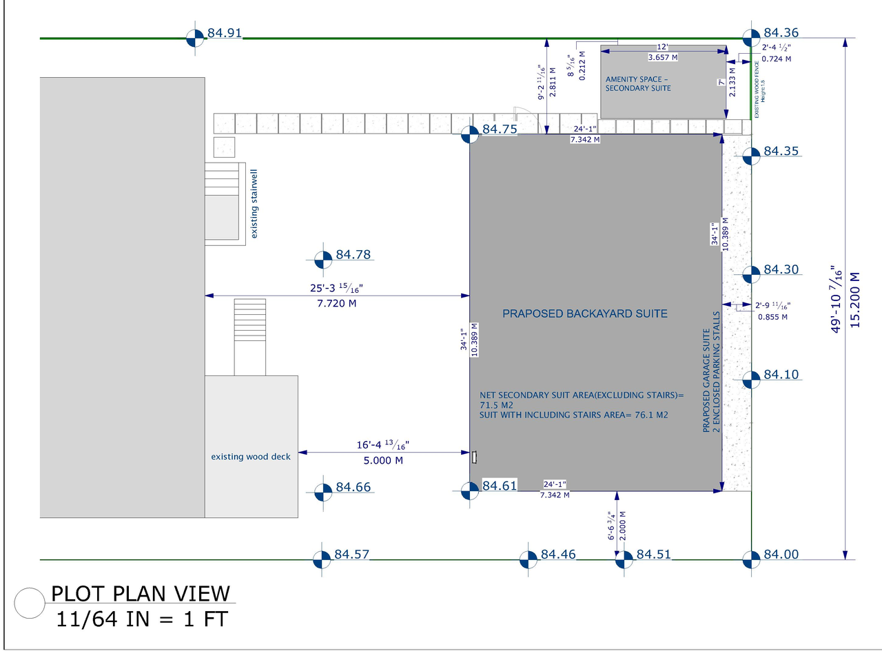 Construction site plan for project from page 2 of the file 'DP2026-03086 DMAP Plans (Amended) 2026-07-21 (1MB)'