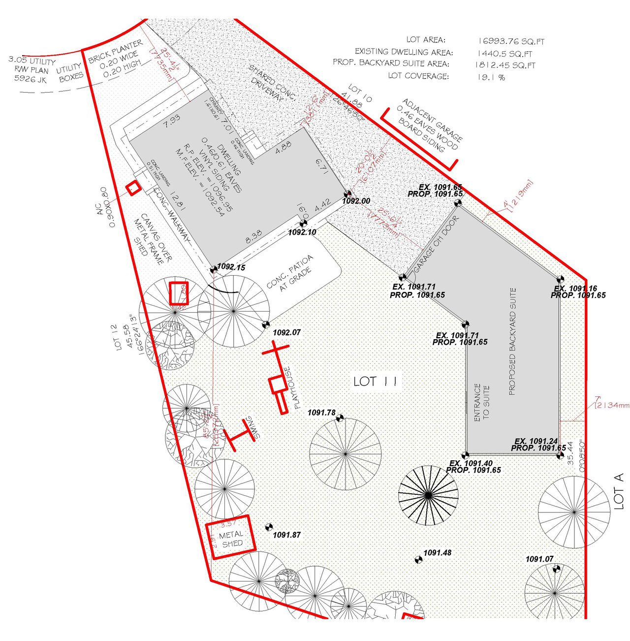 Construction site plan for project from page 2 of the file 'DP2026-03088 DMAP Plans (Submitted) 2026-05-27 (1MB)'