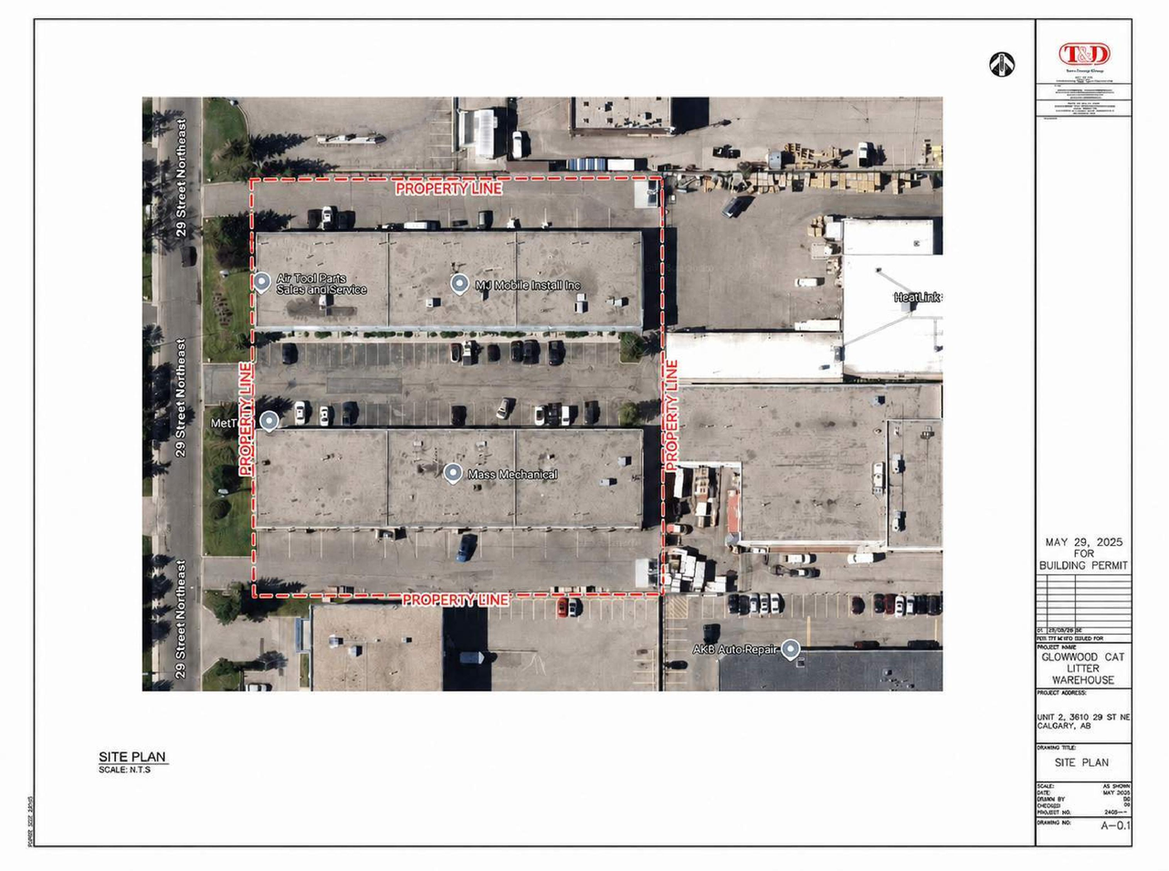 Construction site plan for project from page 5 of the file 'DP2026-03092 DMAP Plans (Submitted) 2026-06-10 (1MB)'