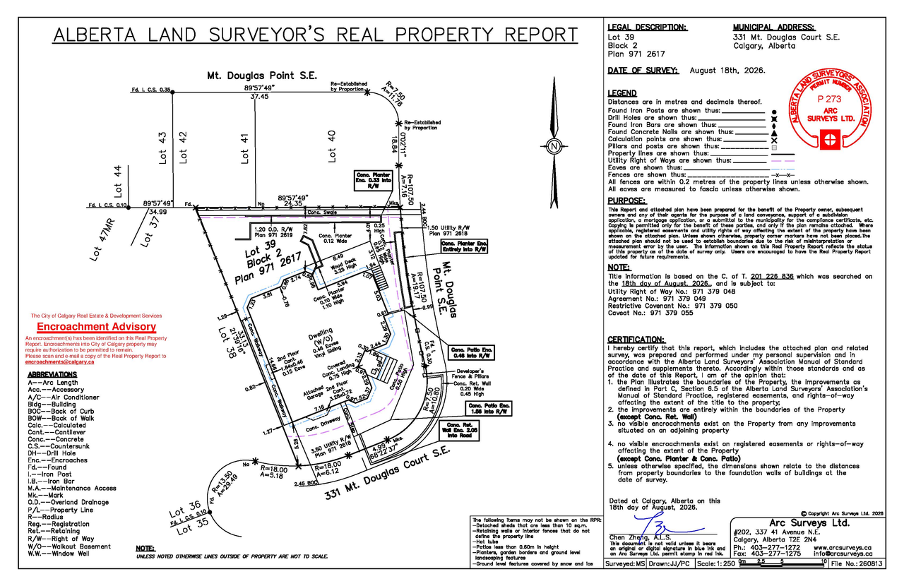 Construction site plan for project from page 1 of the file 'DP2026-03111 DMAP Plans (Decision Rendered) 2026-08-20 (1MB)'