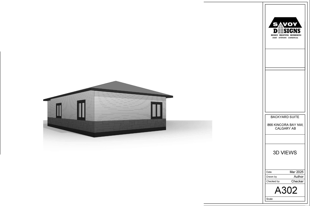 Rendering of building from page 8 of the file 'DMAP Plans (Submitted) DP2026-03120 (1MB) 2026-05-28'
