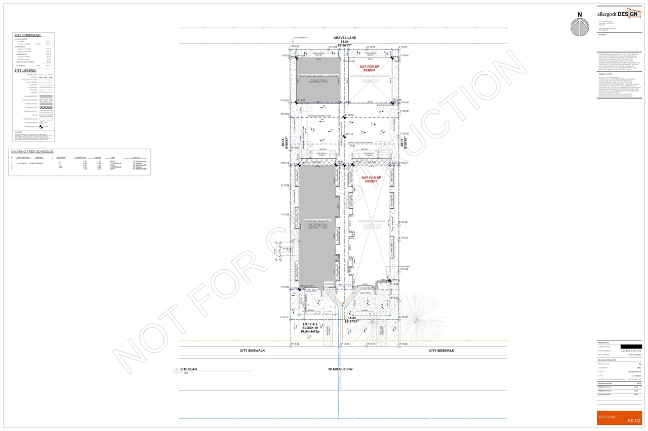 Construction site plan for project from page 2 of the file 'DMAP Plans (Submitted) DP2026-03132 (2MB) 2026-05-29'