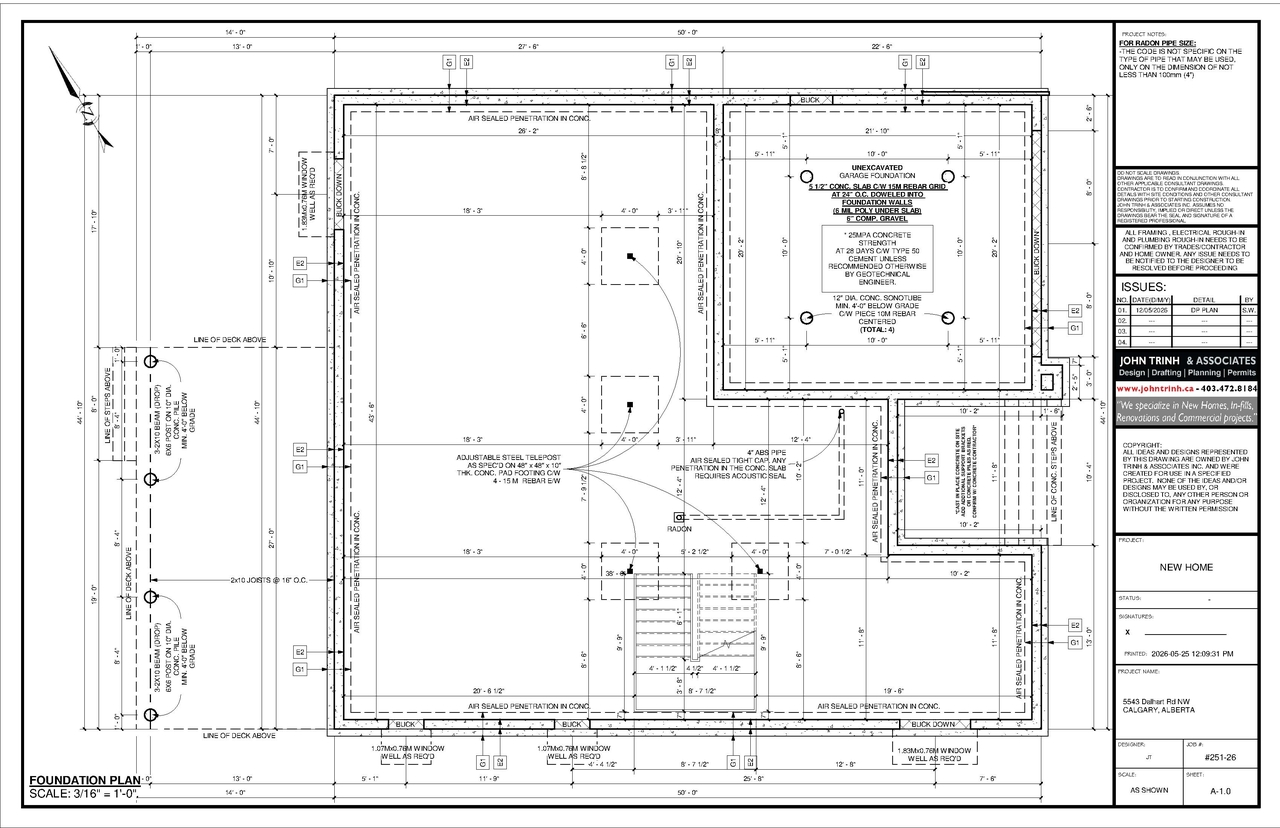 Construction site plan for project from page 2 of the file 'DMAP Plans (Submitted) DP2026-03138 (3MB) 2026-06-05'