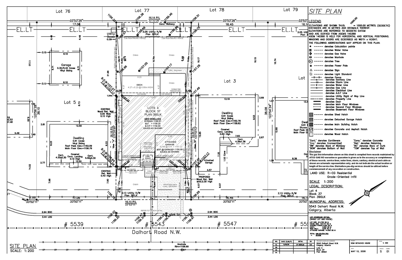 Construction site plan for project from page 7 of the file 'DMAP Plans (Submitted) DP2026-03138 (3MB) 2026-06-05'