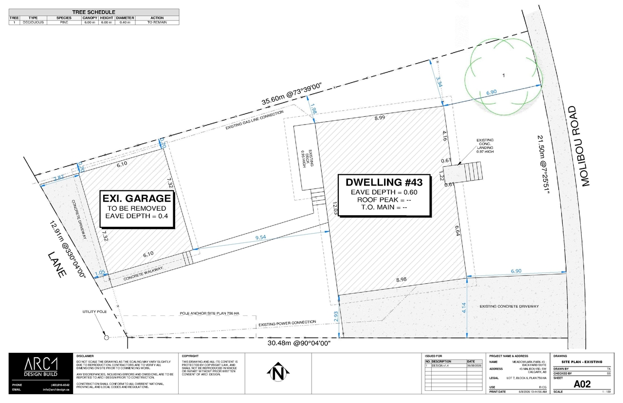 Construction site plan for project from page 2 of the file 'DMAP Plans (Submitted) DP2026-03139 (1MB) 2026-06-09'