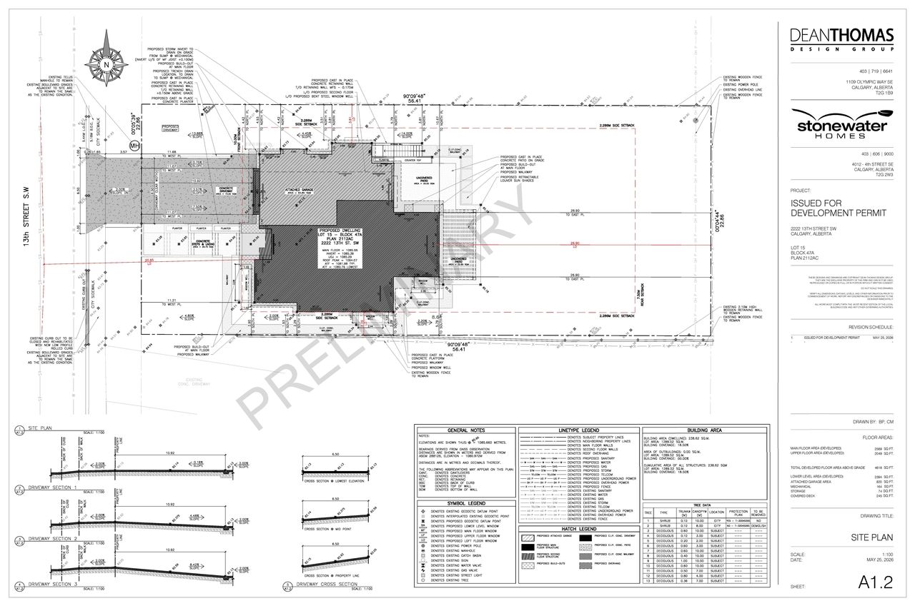 Construction site plan for project from page 2 of the file 'DMAP Plans (Submitted) DP2026-03183 (5MB) 2026-06-04'