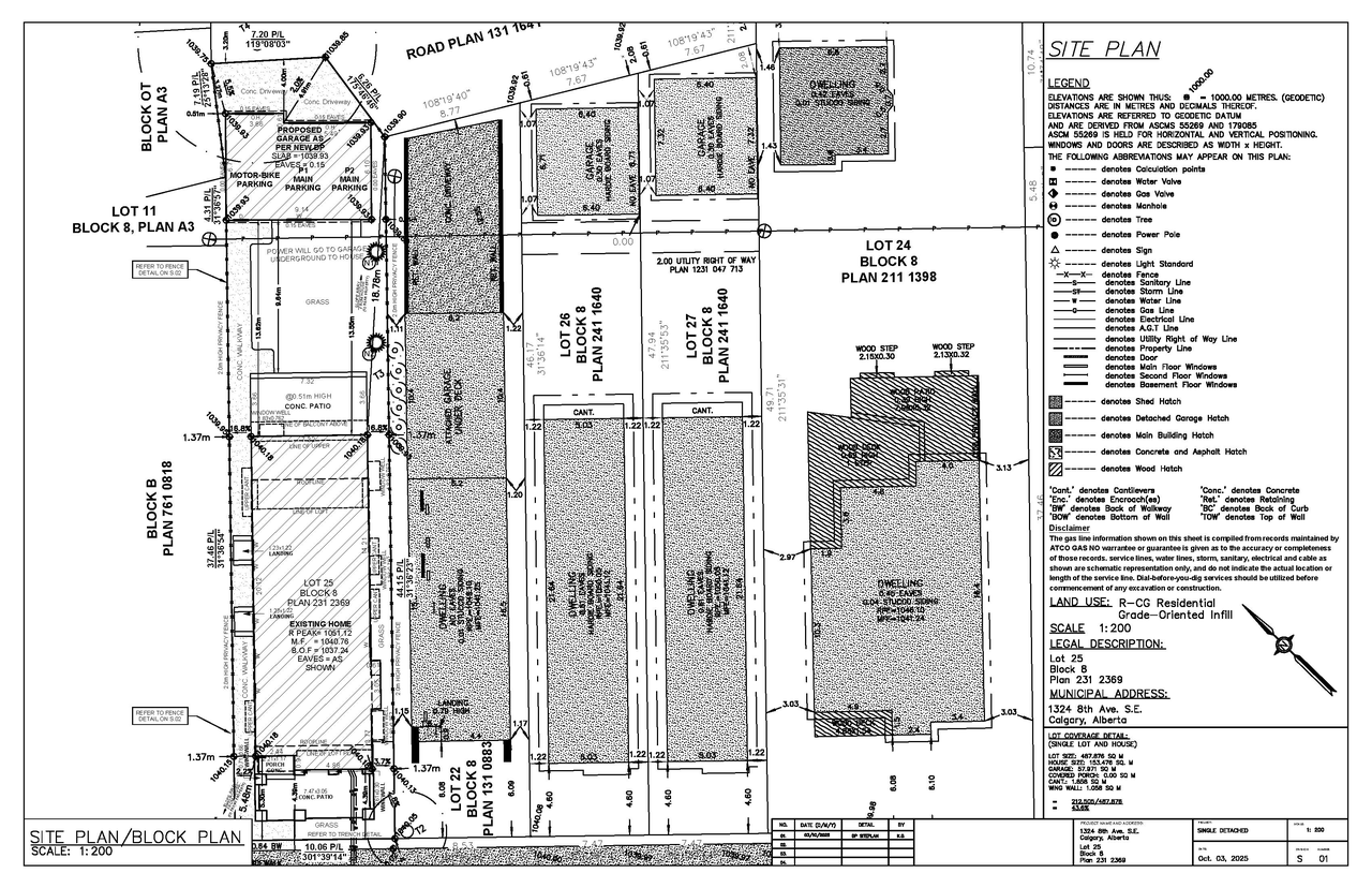 Construction site plan for project from page 1 of the file 'DP2026-03213 DMAP Plans Submitted (2MB) 2026-06-02'