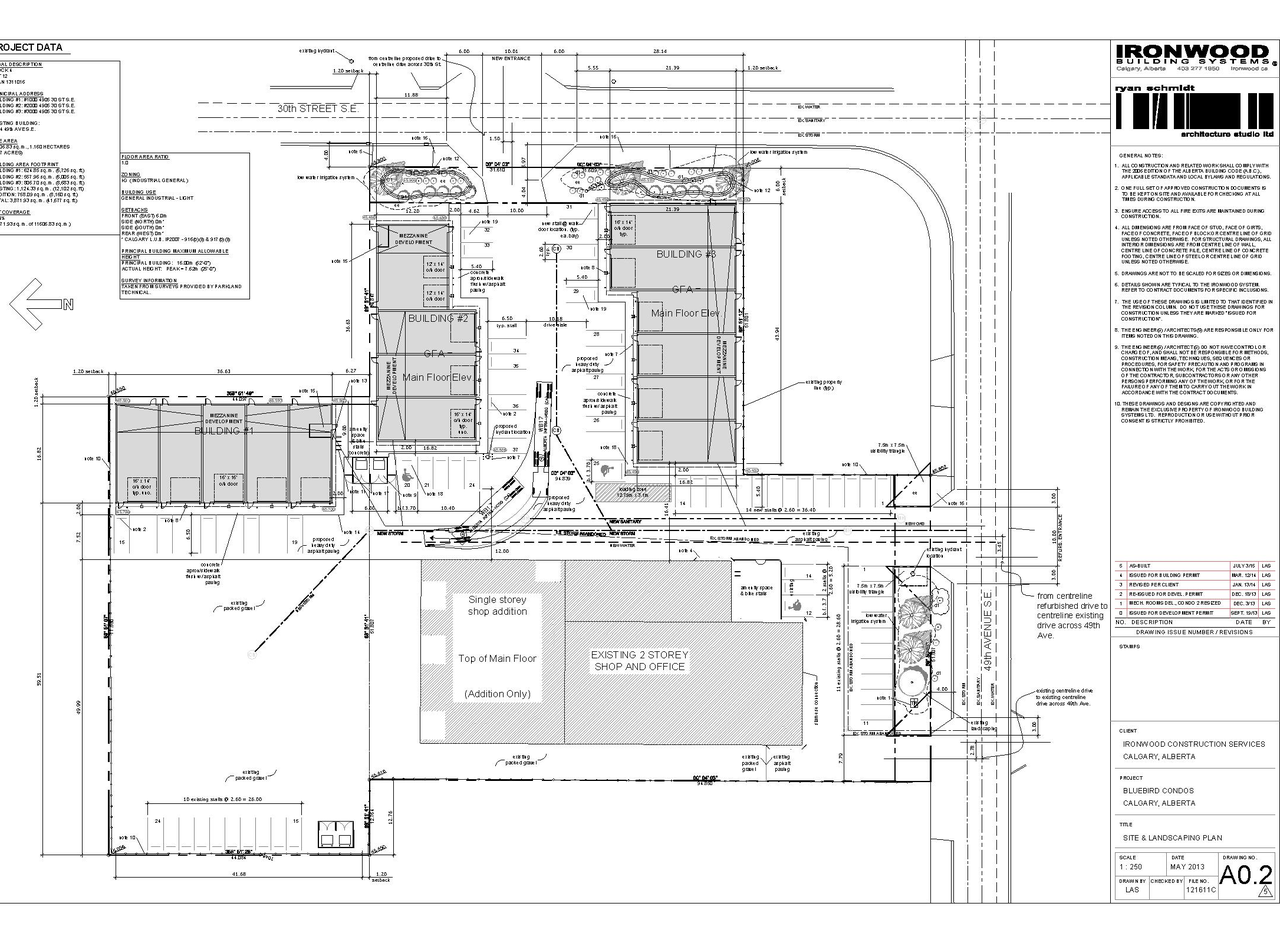 Construction site plan for project from page 3 of the file 'DMAP Plans (Submitted) DP2026-03276 (3MB) 2026-06-04'