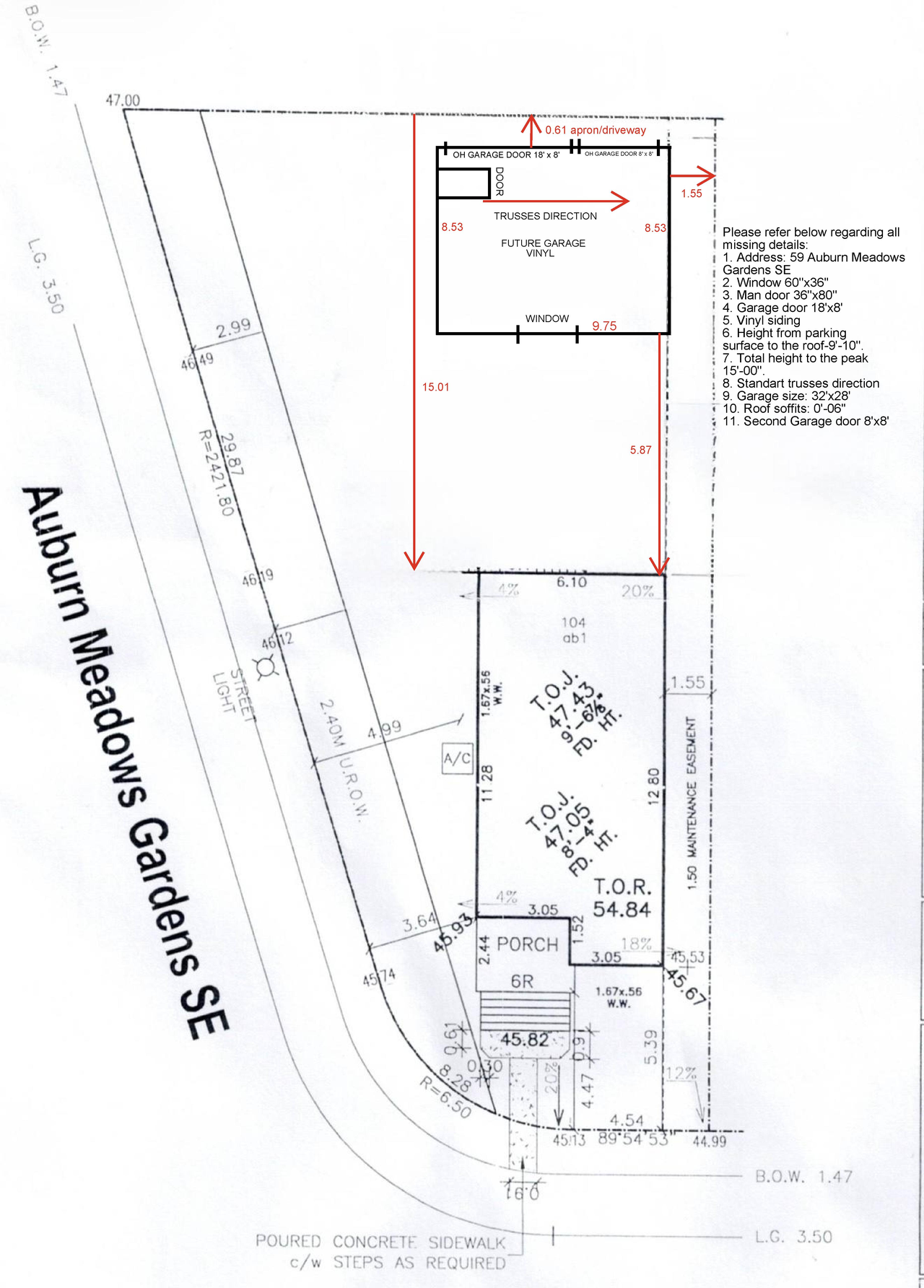 Construction site plan for project from page 2 of the file 'DMAP Plans (Submitted) DP2026-03294 (1MB) 2026-06-04'