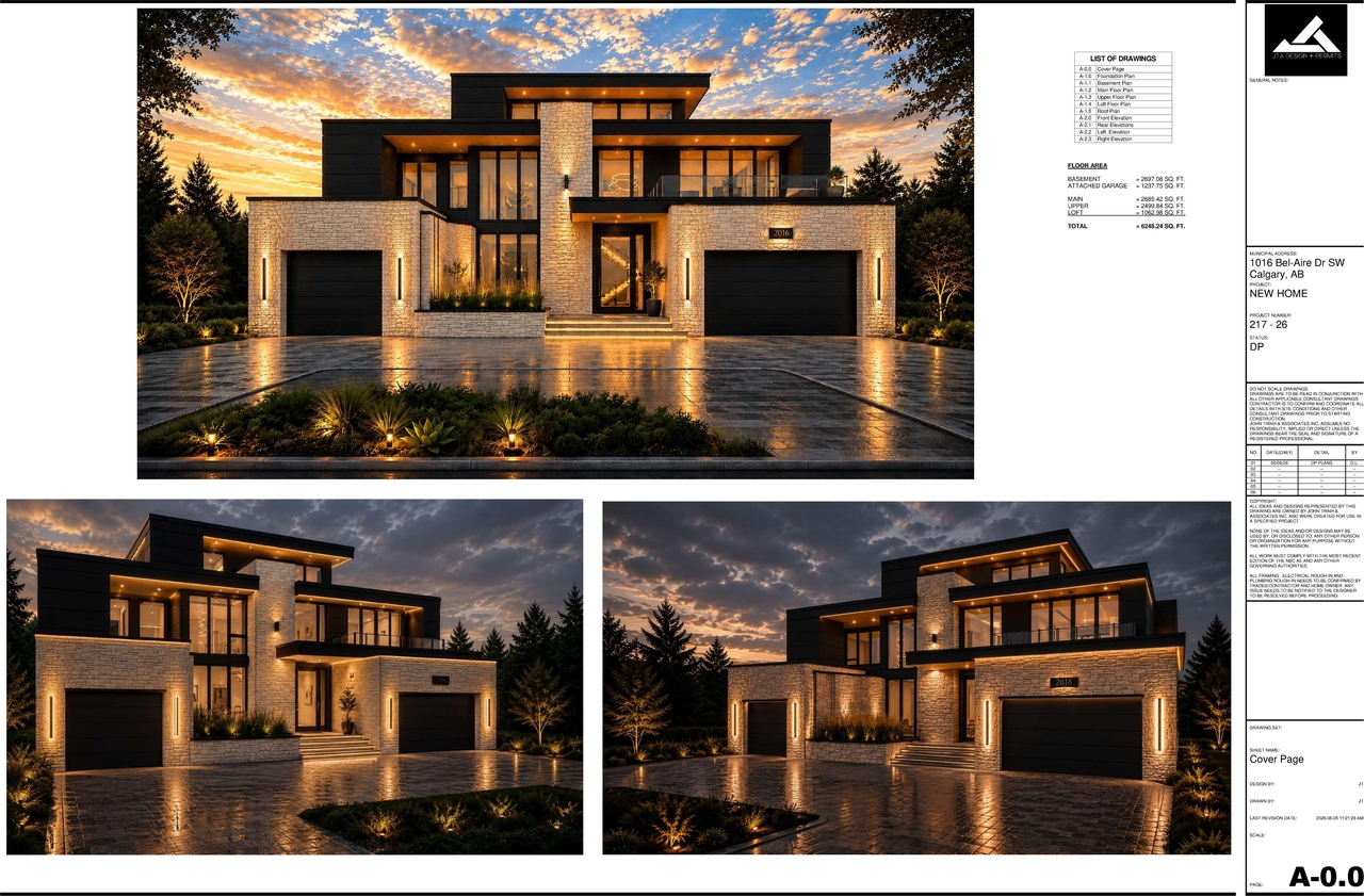 Rendering of building from page 2 of the file 'DMAP Plans (Submitted) DP2026-03361 (3MB) 2026-06-09'