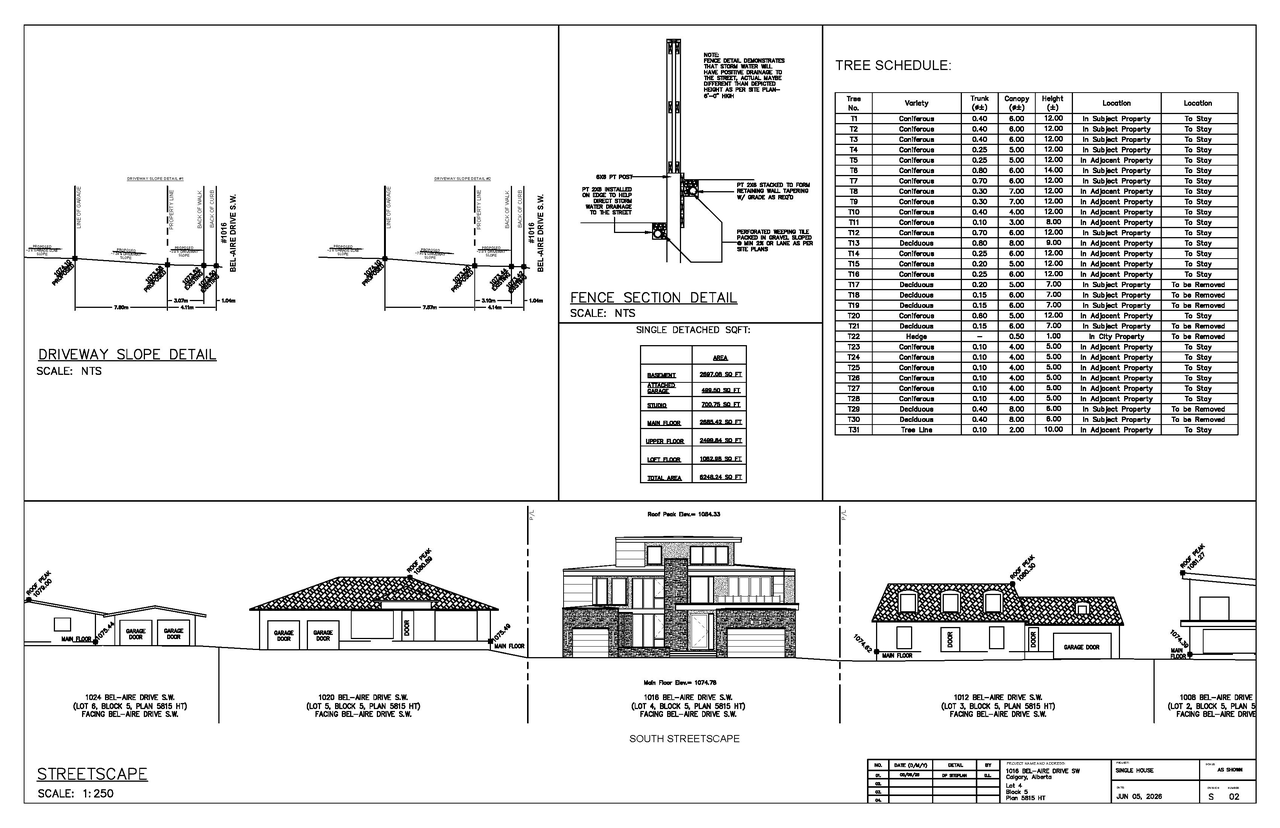 Construction site plan for project from page 2 of the file 'DP2026-03361 DMAP Plans Amended (5MB) 2026-07-28'