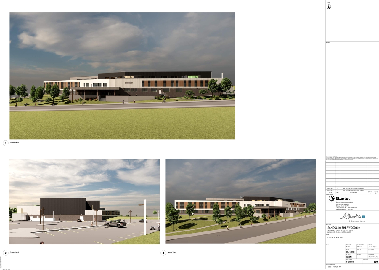 Rendering of building from page 11 of the file 'DP2026-03362 DMAP Plans Submitted (18MB) 2026-06-09'