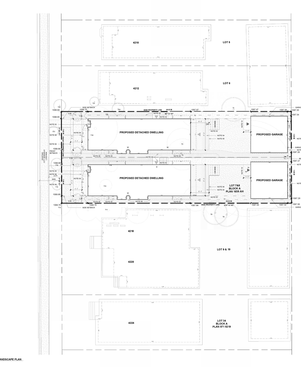 Construction site plan for project from page 7 of the file 'DP2026-03377 DMAP Plans Submitted (8MB) 2026-06-16'