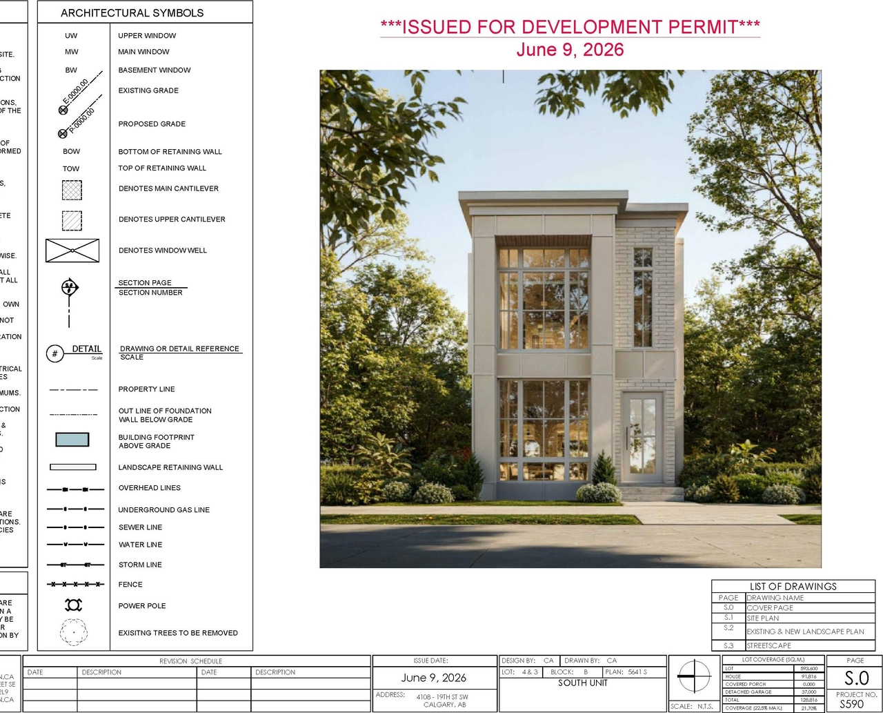 Rendering of building from page 7 of the file 'DP2026-03384 DMAP Plans Submitted (2MB) 2026-06-10'