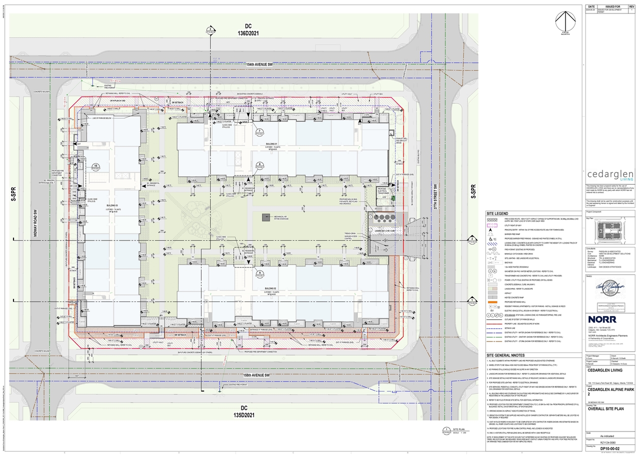 Construction site plan for project from page 11 of the file 'DP2026-03413 DMAP Plans Submitted (22MB) 2026-06-11'