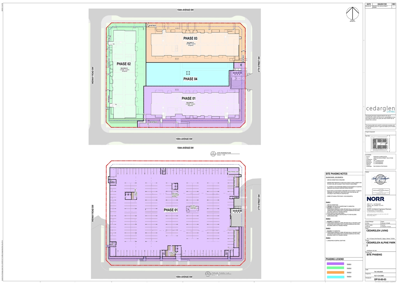 Construction site plan for project from page 12 of the file 'DP2026-03413 DMAP Plans Submitted (22MB) 2026-06-11'