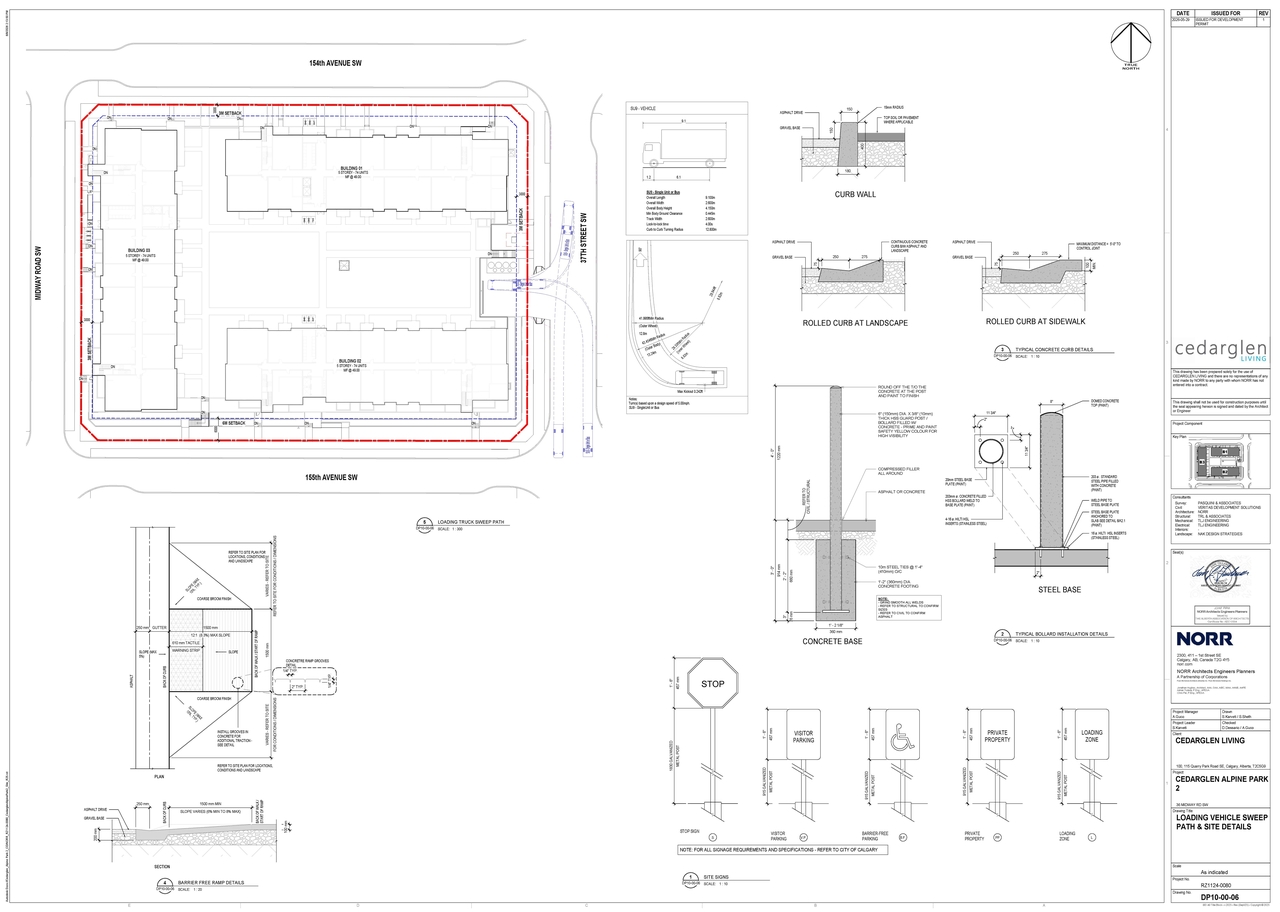 Construction site plan for project from page 15 of the file 'DP2026-03413 DMAP Plans Submitted (22MB) 2026-06-11'