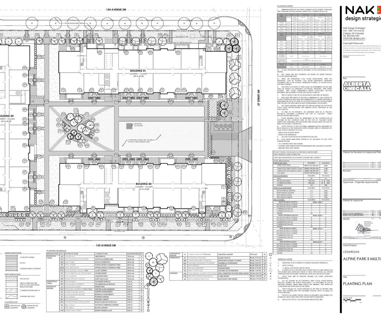 Construction site plan for project from page 6 of the file 'DP2026-03413 DMAP Plans Submitted (22MB) 2026-06-11'