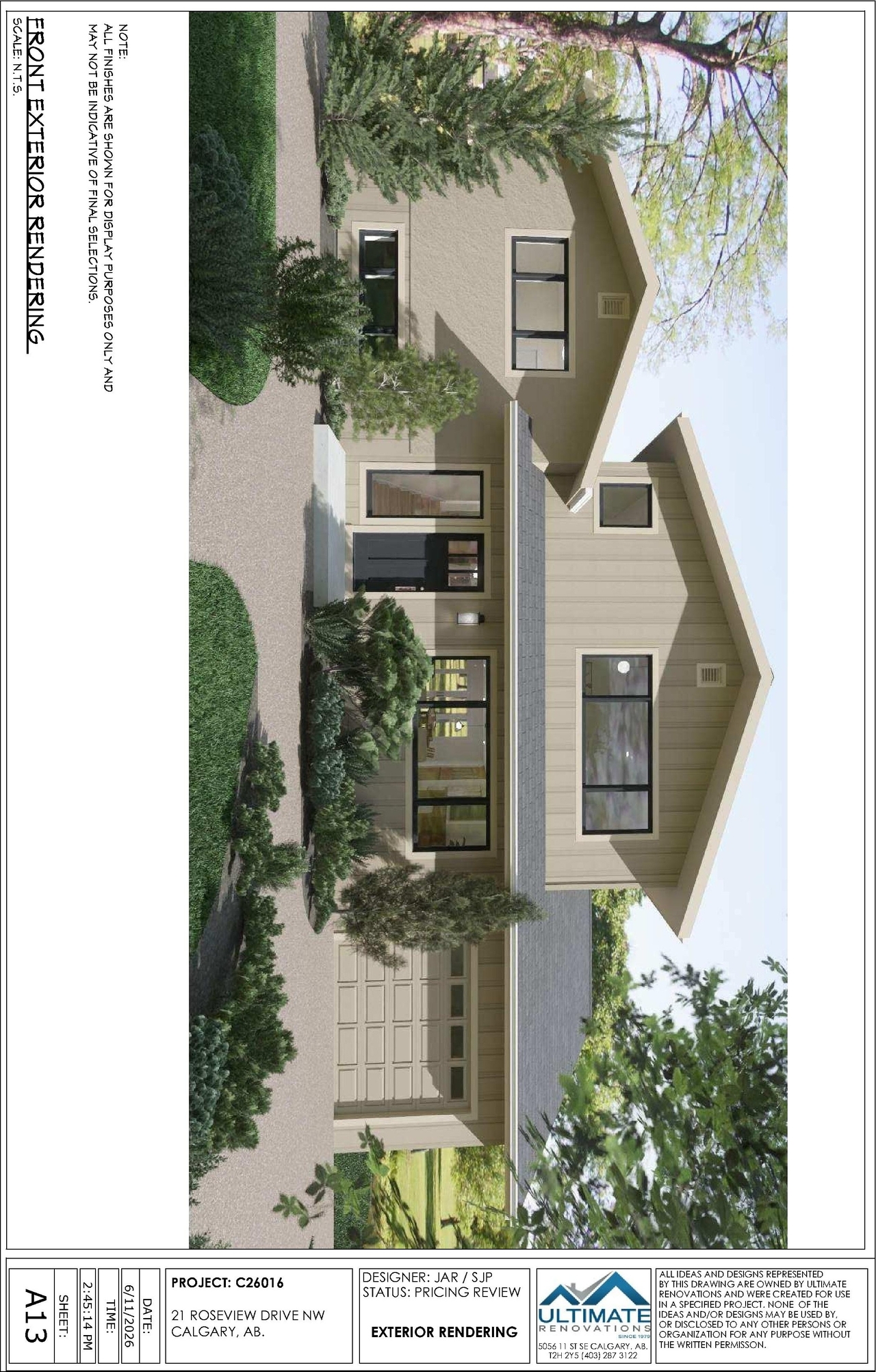 Rendering of building from page 3 of the file 'DP2026-03424 DMAP Plans (Submitted) 2026-06-15 (1MB)'