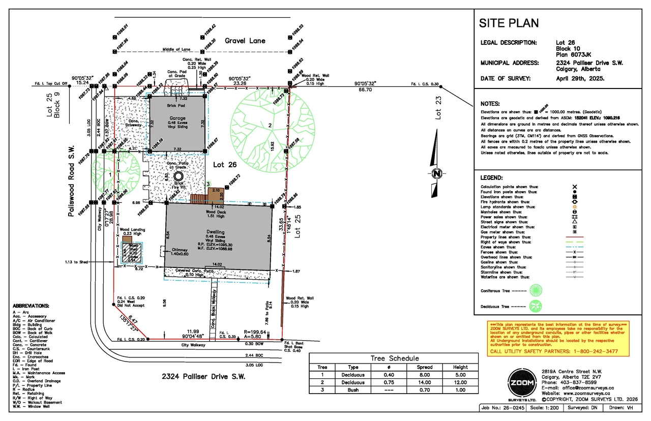 Construction site plan for project from page 2 of the file 'DP2026-03432 DMAP Plans (Submitted) 2026-06-11 (1MB)'