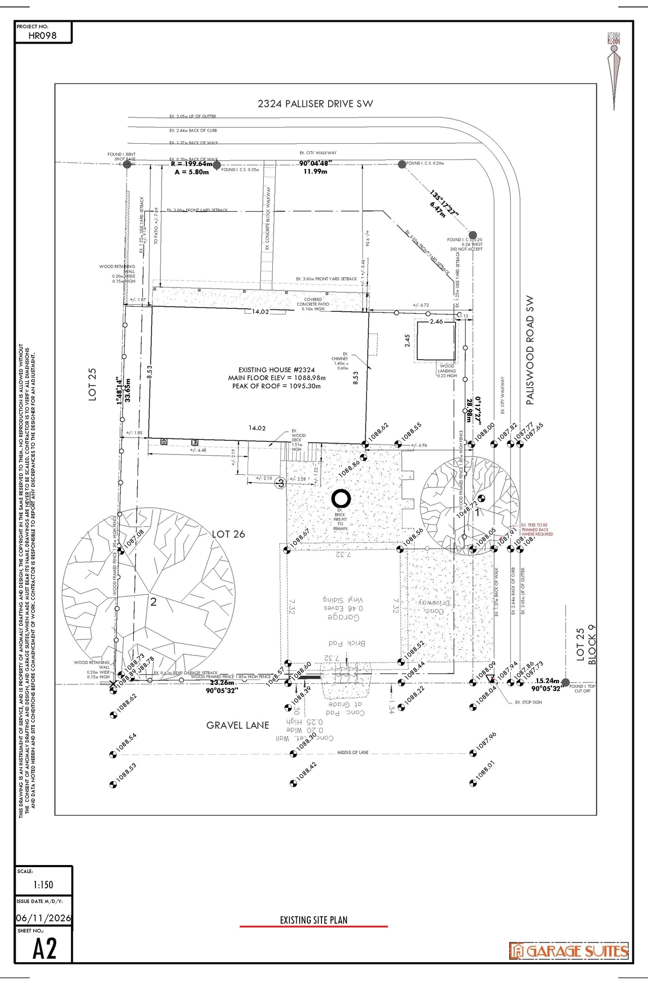 Construction site plan for project from page 3 of the file 'DP2026-03432 DMAP Plans (Submitted) 2026-06-11 (1MB)'
