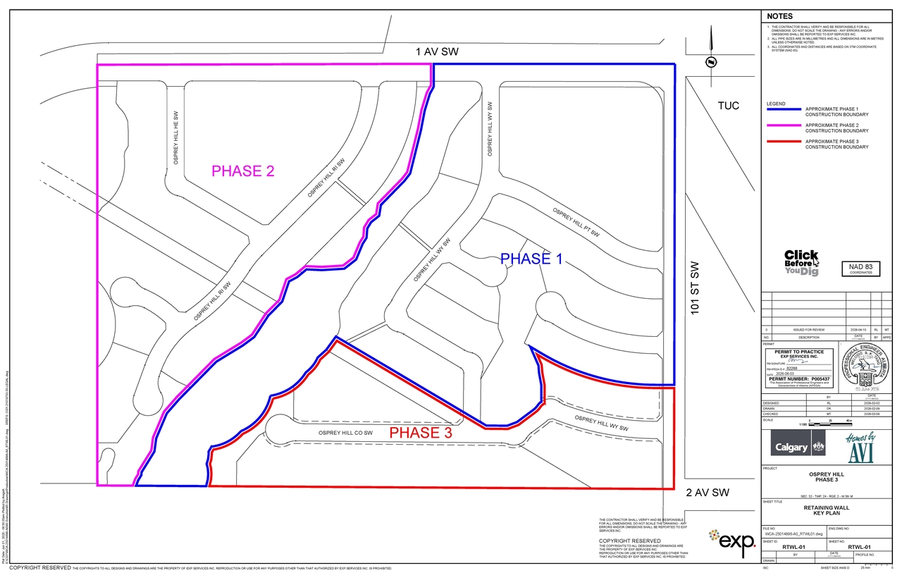 Construction site plan for project from page 1 of the file 'DP2026-03446 DMAP Plans Submitted (4MB) 2026-06-12'