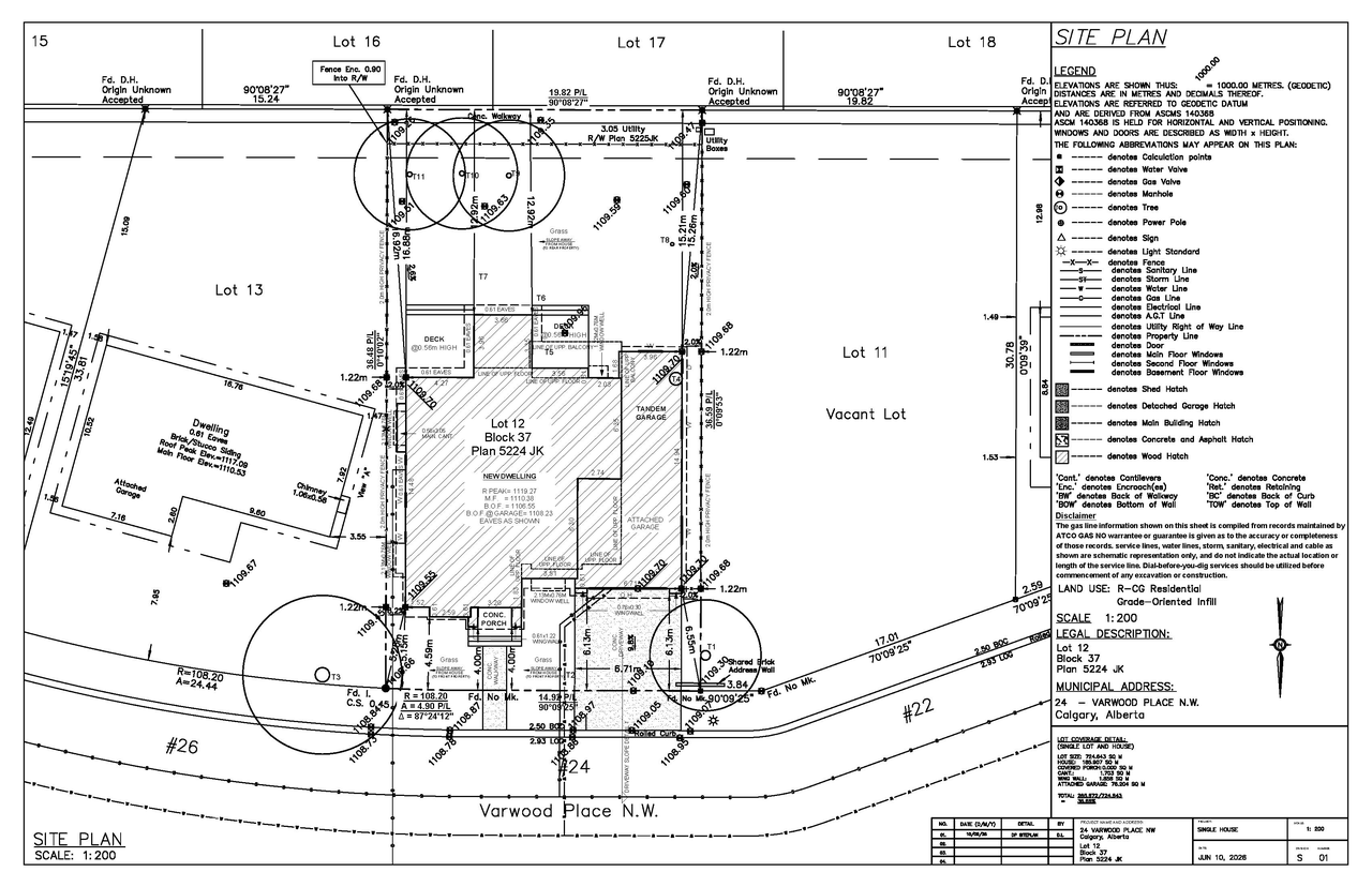 Construction site plan for project from page 2 of the file 'DP2026-03449 DMAP Plans (Submitted) 2026-06-12 (3MB)'