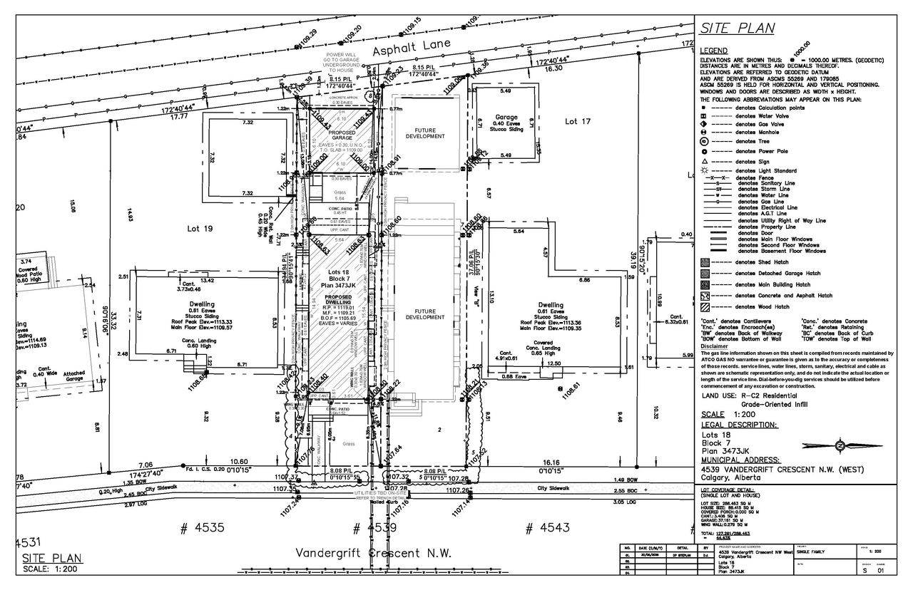 Construction site plan for project from page 1 of the file 'DP2026-03463 DMAP Plans (Submitted) (2MB) 2026-06-22'